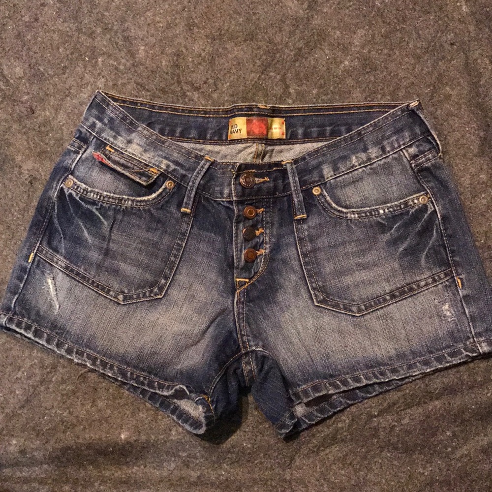 Old Navy Distressed Low Waist Shorts